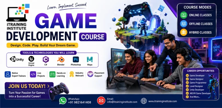 Game Development Course in Morocco | Practical Training | Job Support ...