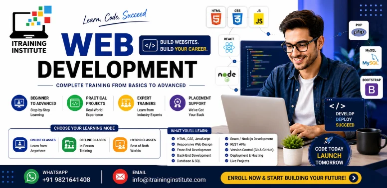Web Development Course in Gul Mohar Park | Practical Training | Job ...